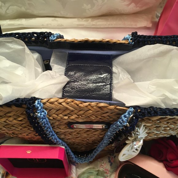 RARE brand new authentic vintage juicy couture rattan purse and bracelet set! - Picture 6 of 17